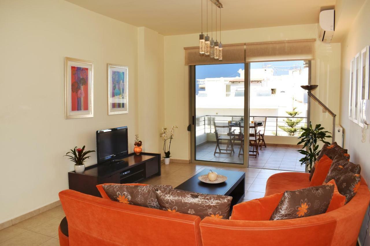 Karma Apartment - Next To Sandy Beach Chania  Luaran gambar